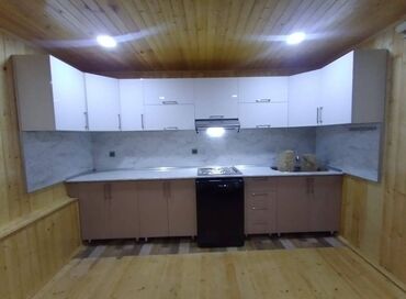 Sifarişlə mətbəx mebeli: Sifarişlə mətbəx dəsti, Özü çəkən petlələr, Mat laminat, Kredit yoxdur, Pulsuz çatdırılma — 26