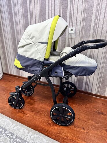 Коляски: Коляска, цвет - Желтый, Б/у — 4