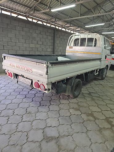 бонго дубль кабина: Kia Bongo (K2500/K2700) бортовой малотоннажный грузовик, белый цвет — 3