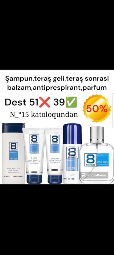 titan gel: 100 ml 8 Element Sport Ətri 400 ml Şampun&Duş Geli 100 ml