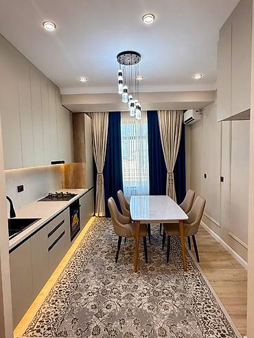 mega hous: 2 комнаты, 58 м², Ак-Кеме Элитка, 13 этаж, Дизайнерский ремонт — 8