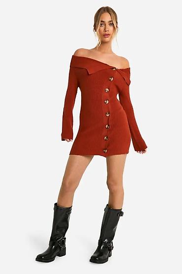 ugg ulosci: Boohoo knit dzemper/haljina.Naglasena vel s,odgovara do jaceg m. Ja — 2