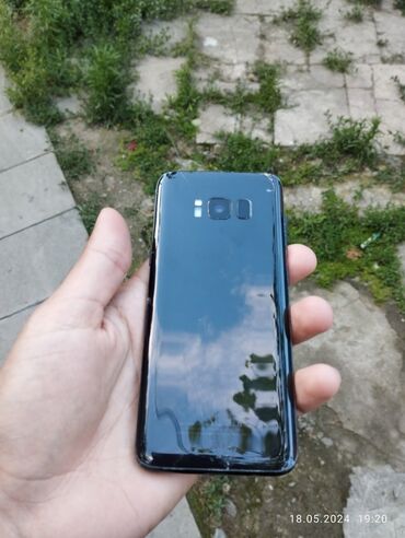 samsung galaxy s7 qiymeti: Samsung Galaxy S8, 64 ГБ, цвет - Черный, Отпечаток пальца