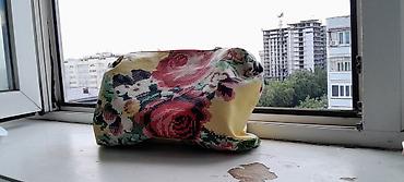 fabric case: Яркая и вместительная косметичка с цветочным принтом, на молнии — 1