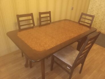 массажный стол: 《J3》Masa dəsti 150₼satilir. 4stul ile Unvan Buzovna