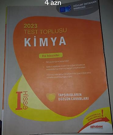 informatika 10 cu sinif pdf: Məhsul: “2023 Test Toplusu – Kimya (I hissə)” Nəşriyyat: Abituriyent — 1