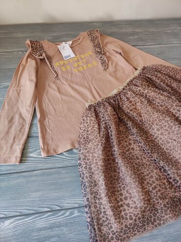 Платья: Детское платье, цвет - Коричневый, Новый — 5