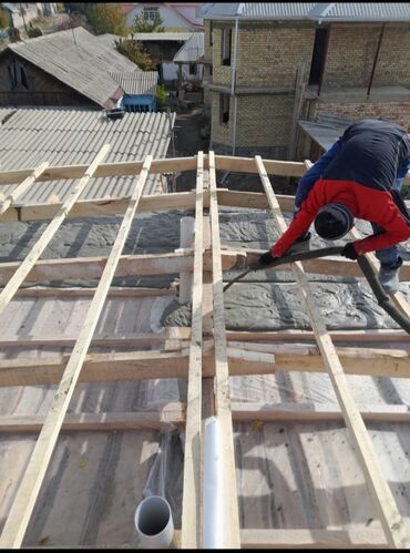 Строительство и ремонт: Пенобетон черный потолок жана полго утепление кылабыз