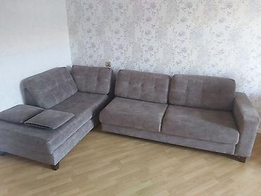 divan çarpayı: Künc divan, İşlənmiş, Açılan, Bazalı, Vеlur parça — 3