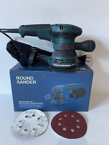 эксцентрик: Эксцентриковая шлифмашина Bosch GEX125-300-1SA - Тип: круглая — 1