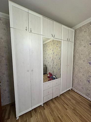 Ağ rəngdə çoxfunksiyalı qarderob dolabı - Modul quruluş: 5 əsas bölmə lalafo.az -da Ağ rəngdə çoxfunksiyalı qarderob dolabı - Modul quruluş: 5 əsas bölmə