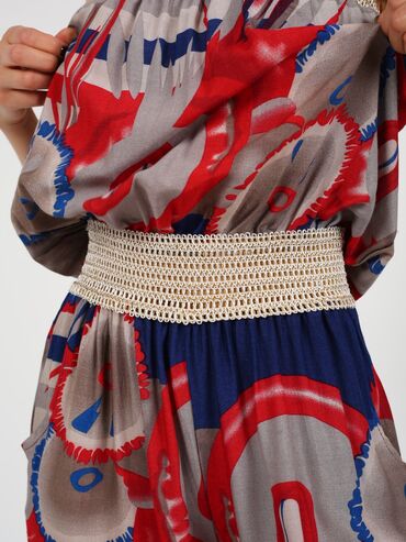 Повседневные платья: Комбинезоны размер стандартный до 50 ткань штапель производство