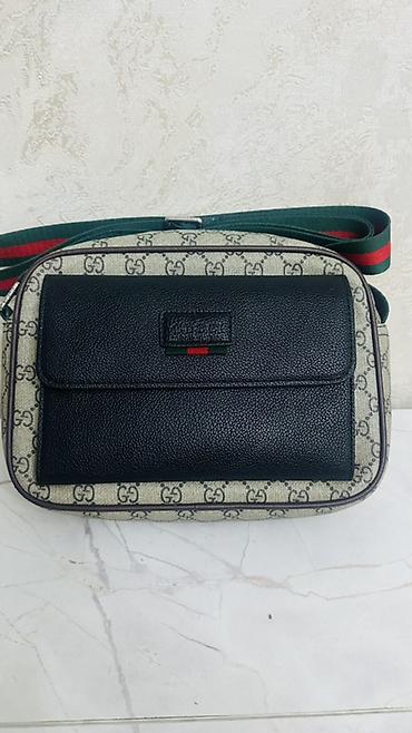 kipling monkey: Классическая сумка, Gucci, Материал: Экокожа, Регулируемый ремень, Унисекс, Б/у — 2