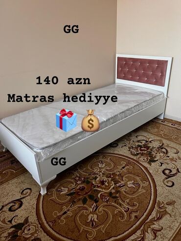 bazalı çarpayılar: Yeni, Təknəfərlik çarpayı, Bazalı, Matras ilə