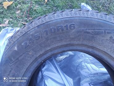 зимние шины на ниву 21214: Шиналар 245 / 70 / R 16, Кыш, Колдонулган, Жуп, Жол тандабастар (АТ/МТ)