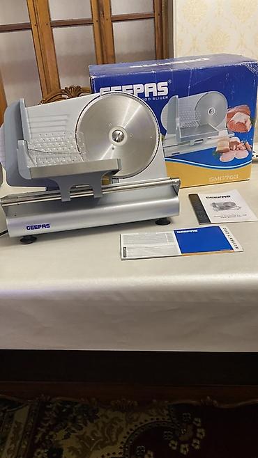 et kesen makina: Yenidi iwlenmeyib model GMG763 - Mətbəx üçün peşəkar dilimləyici: ət — 2