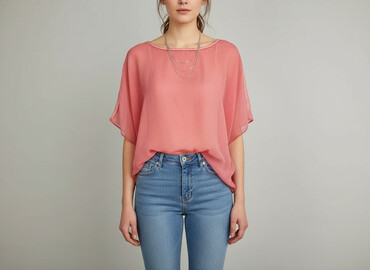 modne bluzki plus size: Жіноча блуза, розмір M