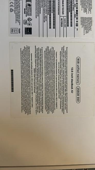 apple notebook: Apple MacBook Air 13.6" (M2) – Space Gray Xüsusiyyətlər: - Prosessor — 4