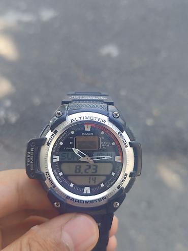 Aksesuarlar: Casio SGW-400H “Twin Sensor” kişi saatı - Funksiyalar: altimetr — 1