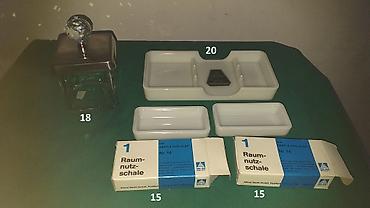 Ostali medicinski proizvodi: Stomatološke posude II Petri šolje Podeljene petri šolje Inox opal — 14