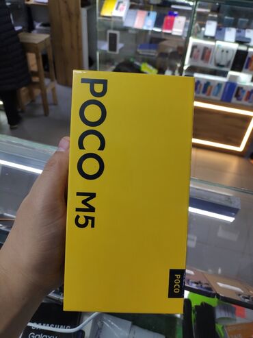 Samsung: Poco M5, Новый, 128 ГБ, цвет - Черный, В рассрочку, 2 SIM