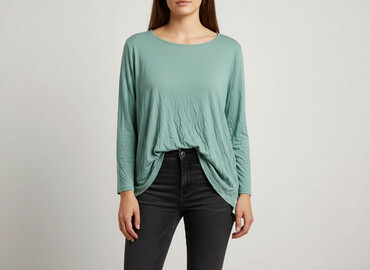 bluzki w serek plus size: Janina, Жіноча блуза, розмір L