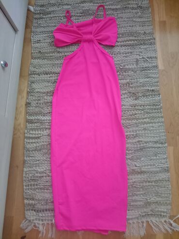 slip haljina: S (EU 36), M (EU 38), L (EU 40), bоја - Roze, Drugi stil, Na bretele