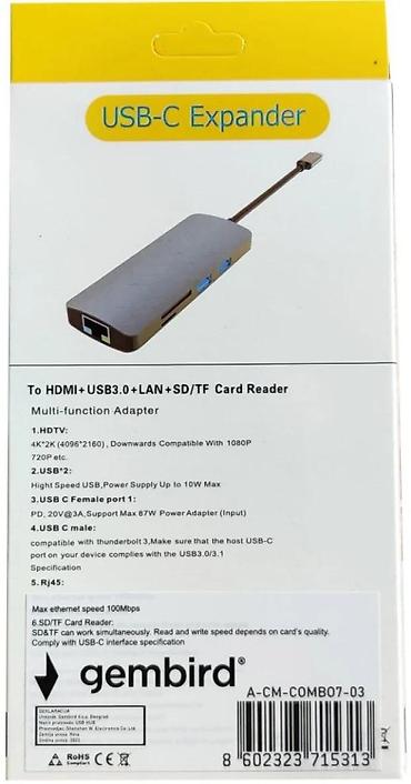 Doking stanice: USB-C multifunkcionalni hub/dok – sve u jednom proširenje priključaka — 9