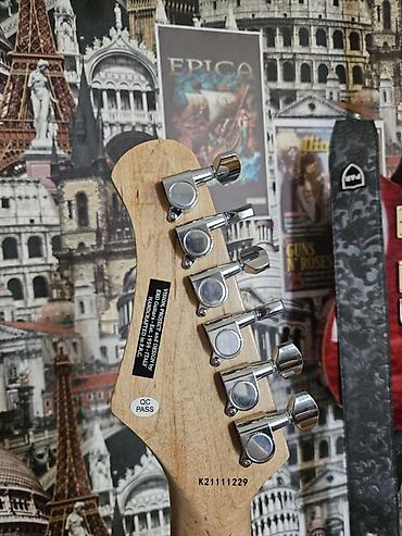 Elektro gitaralar: Elektron gitara, 6 sim, İşlənmiş, Ünvandan götürmə, Pulsuz çatdırılma — 8