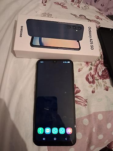 mi internet: Samsung Galaxy A25, 128 GB, rəng - Göy, Barmaq izi, Face ID — 1