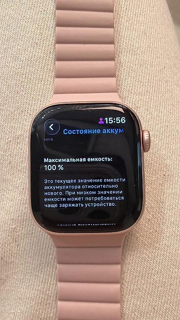 Акылдуу сааттар: Срочно продаю Apple Watche 10 серии 42мм Аккумулятор 100%. В — 2
