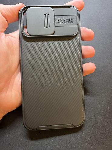 pec za pice: Maska za iphone 13 pro max Nillkin cam shield pro crna Kvalitetna — 1