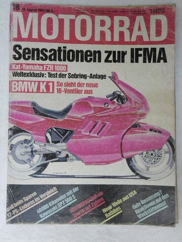 Ostalo: Casopisi motorrad o motorima 10 kom, brojevi: 14/1981,18/83 — 4