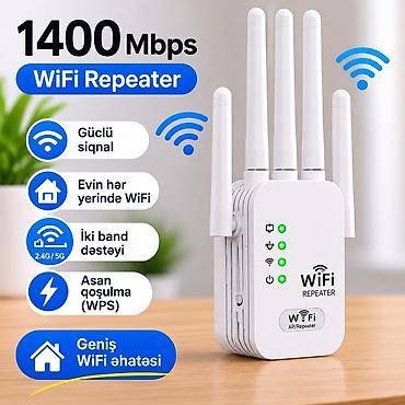 жёсткий диск для ноутбука: WiFi Repeater 1400 Mbps – evinizin hər yerində sabit internet üçün — 3