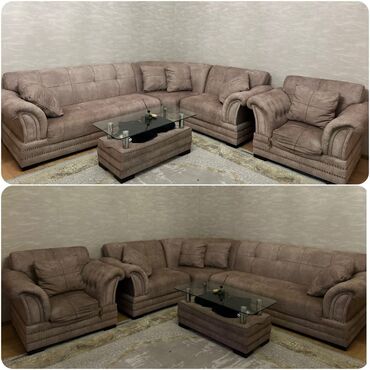 Divan və kreslo dəstləri: Künc divan