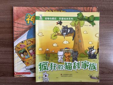 в конце они оба умрут книга: Книги на китайском языке (без pinyin) - 2шт. 《神奇校车》The Magic School