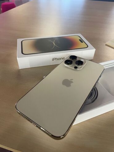 IPhone 14 Pro, 128 ГБ, Matte Gold, Гарантия