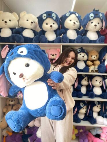 Игрушки: Большие мишки 🧸🧸🧸 🧸60 см 1000 сом (Бесплатная доставка) 🧸80 см 1500 — 10