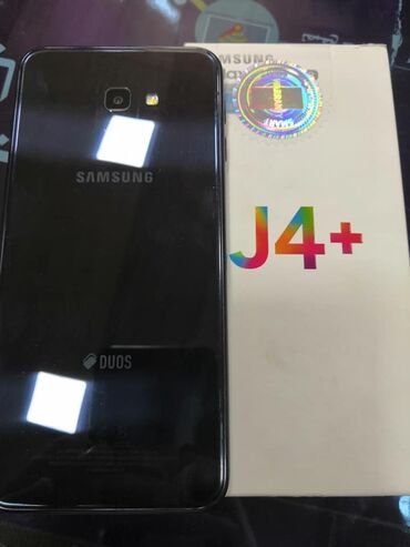 samsung note 4: Samsung Galaxy J4 Plus, Б/у, 16 ГБ, цвет - Черный, 2 SIM