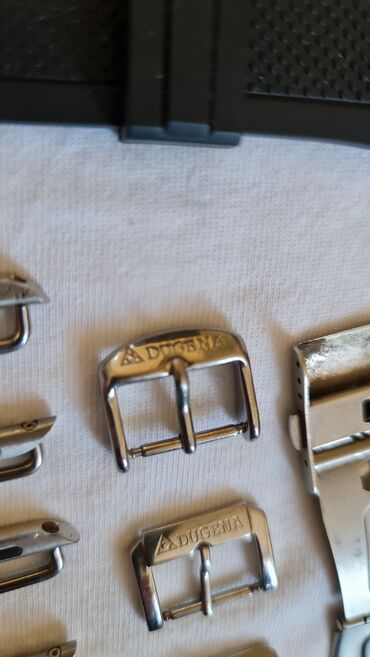 Dodaci za satove: Narukvica za sat, Materijal: Guma, bоја - Crna — 8