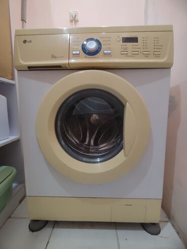 цветной лазерный принтер: Кир жуучу машина LG, Автомат, 5 кг чейин, Толук өлчөм