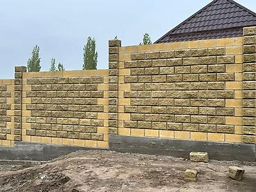 Заборы из шлакоблока: Заборы из пескоблока, Бесплатный выезд — 5