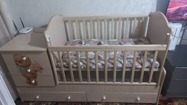 детская кровать с пеленальным столиком: Манеж, Для девочки, Для мальчика