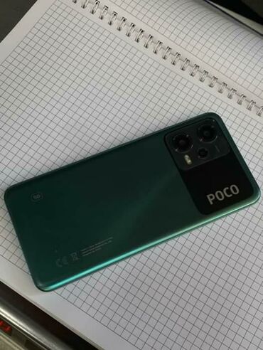 Poco: Poco X5 5G, Б/у, 256 ГБ, цвет - Зеленый, 2 SIM