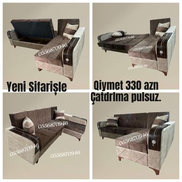 Sifarişlə divanlar: Künc divan, Qonaq otağı üçün, Parça, Bazalı, Açılan, Kitab — 24