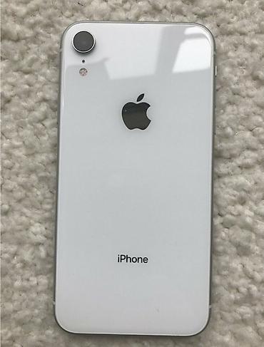iphone cable: IPhone Xr, Б/у, 64 ГБ, Белый, 75 % — 1