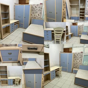 Uşaq və gənc otağı üçün dəstlər: Oğlan və qız üçün, Təknəfərlik çarpayı — 1