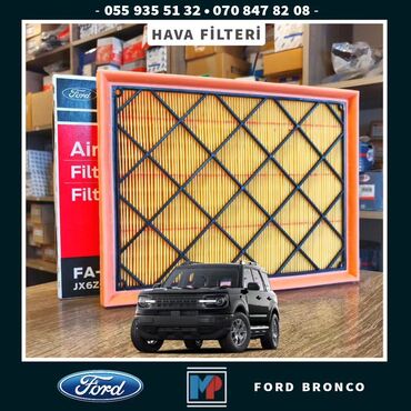 Mühərrikin hava filterləri: Ford BRONCO, Benzin, Orijinal, ABŞ