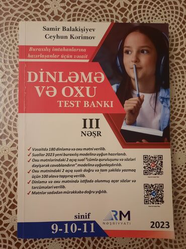 maksimum test banki pdf yukle: Di̇nləmə və oxu test banki III nəşr( samir balakişiyev ; ceyhun