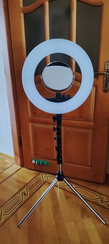 led işıq tripod: LED Лампа кольцевая светодиодная